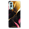 Odolné silikónové puzdro iSaprio - Gold Pink Marble - OnePlus Nord 2 5G