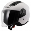 Prilba na motorku LS2 OF616 Airflow II Solid Gloss Biela XL