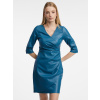 Modré dámske koženkové šaty ORSAY modrá 36 Orsay 4067937015329