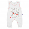 New Baby Dojčenské Dupačky Mouse Biele-86 (12-18m)