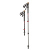 Northfinder 3-dielne turistické palice teleskopické 135 SUMMIT black OSO-uni AC-3004OR