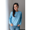 Dámska tenká mikina - light blue M/L