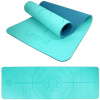 LIFEFIT YOGA MAT RELAX DUO, 183 × 58 × 0,6 cm, tyrkysová