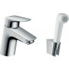 Hansgrohe Logis umývadlová batéria s bidetovou spŕškou stojanková chrómová 71290000
