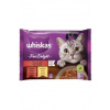 Whiskas Pure Delight s hovädzím a kuracím mäsom 4 x 85 g
