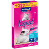 Vitakraft Cat Liquid-snack s lososem + omega 3 6 x 15 g