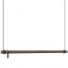 LIND DNA Vešiak/stojan na kabáty SWING 110 cm, tmavo hnedá, drevo
