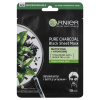 Garnier čierna Pure Charcoal Skin Natura l s Black Tissue Mask textilná maska s extraktom z čierneho čaju 28 g