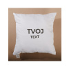 Vankúš s vlastným textom 40x40 cm EMI
