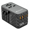 Verbatim Cestovní adaptér univerzální World-to-World UTA-06 2x USB-C PD, QC 4+ a 2x USB-A QC 3.0