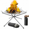 NEREZOVÉ SKLÁDACIE ZÁHRADNÉ OHNISKO (ZÁHRADNÉ OHNISKO pre turistický gril Campfire NEREZOVÁ SKLADACIA SADA)