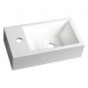 Sapho Amarok Umývadlo 40x11x22 cm, ľavé - biele AR400