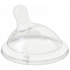 Chicco cumlík na fľašu Natural Feeling silikón stredný prietok 1 ks V001515