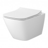 Cersanit - SET B200 závesna WC mísa CITY PRO HRANATÝ vortex + sedátko SLIM (S701-884)