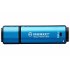 Kingston Ironkey Vault Privacy 50C/128GB/USB 3.2/USB-C/Modrá IKVP50C/128GB