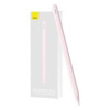 Baseus Baseus Tablet Tool Active Stylus Pen Smooth Wtiting 2 Wireless Charging with LED Indicator + Active Replaceable Tip for iPad, Pink (SXBC060104)
