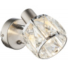 Globo Lighting Kris nástenná lampa 1x40 W chrómová-priehľadná 54356-1