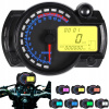 UNIVERZÁLNY DIGITÁLNY MOTOCYKLOVÝ POČÍTAČ QUAD LCD LED RÝCHLOMER SKÚTER