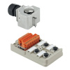 Weidmüller SAI-4-MHD-4P M12 1705923000 pasívny box senzor/ aktor rozdeľovač M12 s kovovým závitom 1 ks; 1705923000