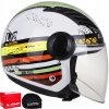 LS2 OF562 AIRFLOW RONNIE GREEN OPEN HELMET JET (LS2 OF562 AIRFLOW RONNIE GREEN OPEN HELMET JET)