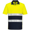 PORTWEST HI-VIS S175 / Ľahká reflexná polokošeľa - HV žltá/čierna 4XL