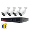 Súprava pre video dohľad PNI House PTZ1500 5MP DVR – 4 kamery a balíček lepiacich podložiek
