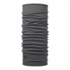Stredne hrubá LIGHT GREY MELANGE Merino Šatka BUFF BUFF