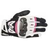 ALPINESTARS rukavice STELLA SMX-2 AIR CARBON V2 dámske black/white/fuchsia - XS