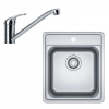 Franke Sety Kuchynský set N88, nerezový drez BCX 610-42 a batéria FB 250.031, chróm 101.0700.671