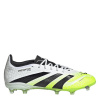 adidas Predator Elite Childrens Firm Ground Football Boots White/Blk/Lemon C11 (29)
