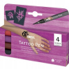 MARKERY NA TETOVANIE fixky popisovače umývateľné na pokožku KREUL Tattoo Pen 4 kol