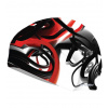 Spokey Stylo Plavecká čiapka K839235 červeno-biela