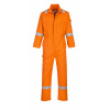 PORTWEST BIZFLAME ULTRA FR93 / Nehorľavá reflexná kombinéza, antistatická - oranžová 5XL
