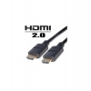 PremiumCord HDMI 2.0 High Speed + Ethernet kabel, zlacené konektory, 1m (kphdm2-1)