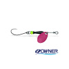 Rotačka Jigovky.cz Classic Barbless 0 Fluo Pink (Black/Chartreuse body)