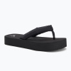 Dámske plážové sandále Calvin Klein YW0YW01723 Flatform Ttxr Satin triple black žabky