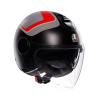 Prilba AGV ETERES Scaglieri Matt Grey Red Veľkosť: L (59-60 cm)