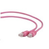 Gembird PP6-3M/RO patch RJ45 , cat. 6, FTP, 3m, ružový