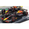 Minichamps Red bull F1 Rb18 Team Oracle Red Bull Racing N 1 Majster sveta Víťaz Španielsko Gp 2022 Max Verstappen 1:43 Matná modrá žltá červená
