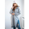 Zateplená mikina Heidi s bočnými rázporkami Farba: Sivá, Veľkosť: UNI