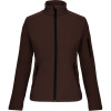 Kariban Bunda Kariban K400, softshellová, dámská COT20K40014013-chocolate 3XL Čokoládová