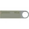 Goodram USB flash disk, USB 2.0, 64GB, UUN2, UUN2, silver UUN2-0640S0R11