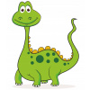 CUKROVÁ TLAČ Opłatek na Tort Cukrová hmota Veselý dinosaurus + MENO
