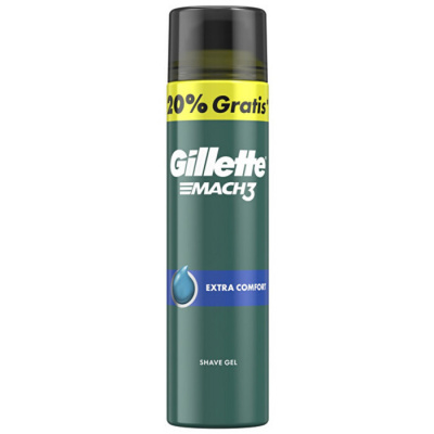 Gillette Mach3 Extra Comfort Shave Gél 200 + 40 ml - Gél na holenie