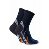 Steven Dámske ponožky 022 296 blue tmavo modrá, 35/37