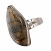 Nefertitis Prsteň pre čarodejnicu z labradoritu Sila intuície č. 5 NF54242 - 58 mm (US 9)