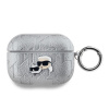 Karl Lagerfeld PU Embossed Karl and Choupette Heads Puzdro na AirPods Pro KLAPPGKCPS