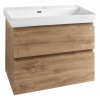Aqualine Altair - Umývadlová skrinka 76x60x37 cm, dub emporio AI388