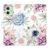 Flip pouzdro iSaprio na mobil Motorola Moto G54 5G - Succulents Pattern s kapsičkami na karty (Knížkové flipové pouzdro iSaprio pro mobil Motorola Moto G54 5G - Succulents Pattern - elegantní obal s k