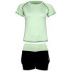 Merco Runner Short 2W fitness set zelená